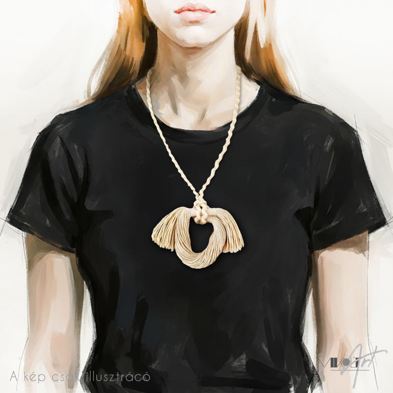 ● Fimbriae fonalkarika textilékszer●