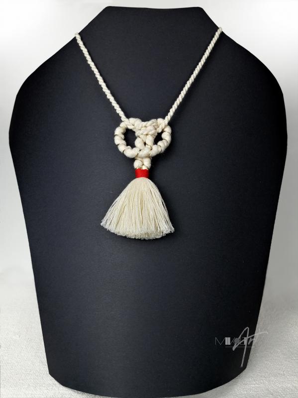 ● Fimbriae textilnyaklánc bojttal●