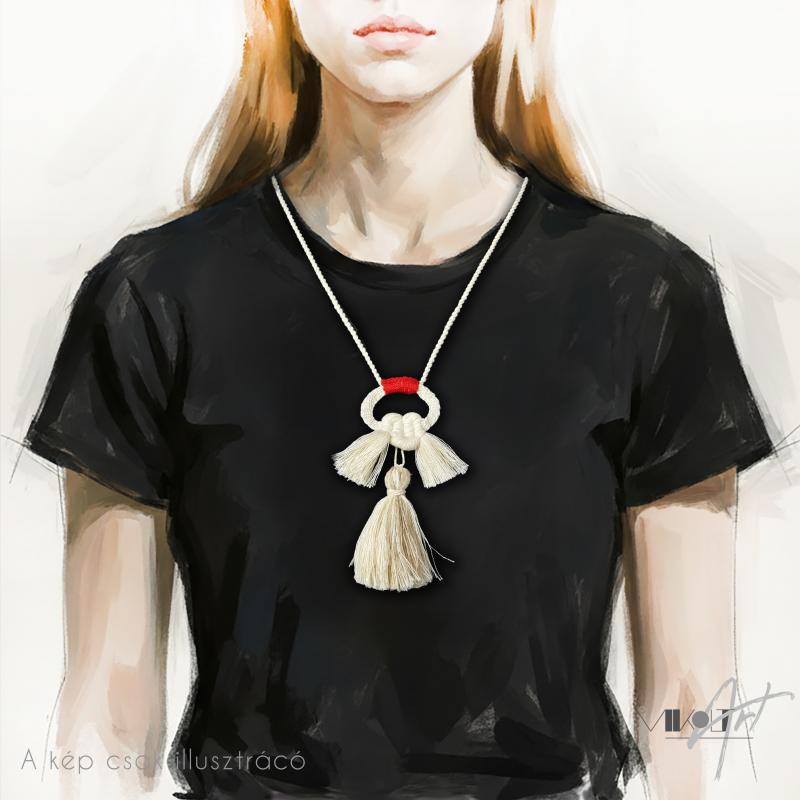 ● Textus szövött textilnyaklánc●