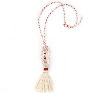 ● Fimbriae textilnyaklánc hosszú medállal●