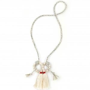 ● Fimbriae textilnyaklánc perec-medállal●