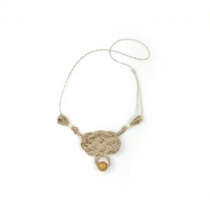 ● Kenderzsinór kompozíció, egyedi csomózással 2●