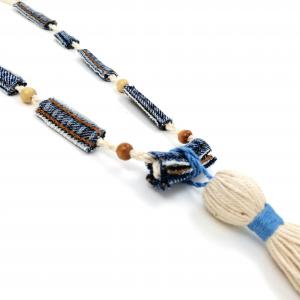 ● Nyaklánc farmergyöngyökkel, hosszú bojttal●