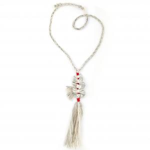 ● Textus hosszú, szövött textilnyaklánc●