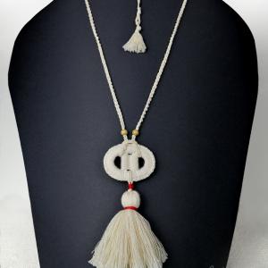 ● Fimbriae textilnyaklánc horgolt medállal●