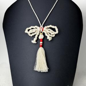 ● Fimbriae textilnyaklánc masnival●