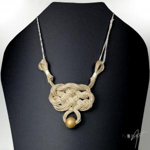 ● Kenderzsinór kompozíció, egyedi csomózással 2●